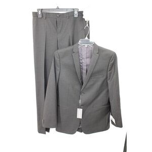 MICHAEL KORS BKELLY GRAY 2PC SUIT BOYS 20R / 30.5"W COAT PANTS NWT NEW